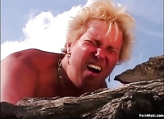 German mature fucked in the ass