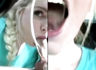 Blowjob and swallow