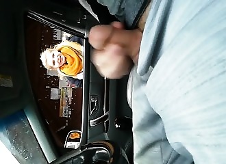 Amateur outdoor in the car